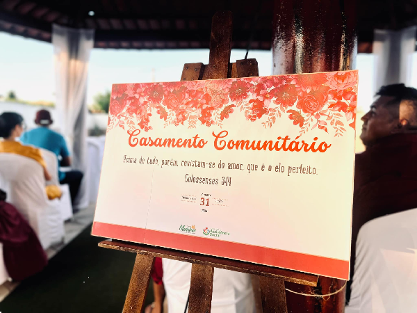 PREFEITURA DE MADALENA REALIZOU O CASAMENTO COMUNITÁRIO