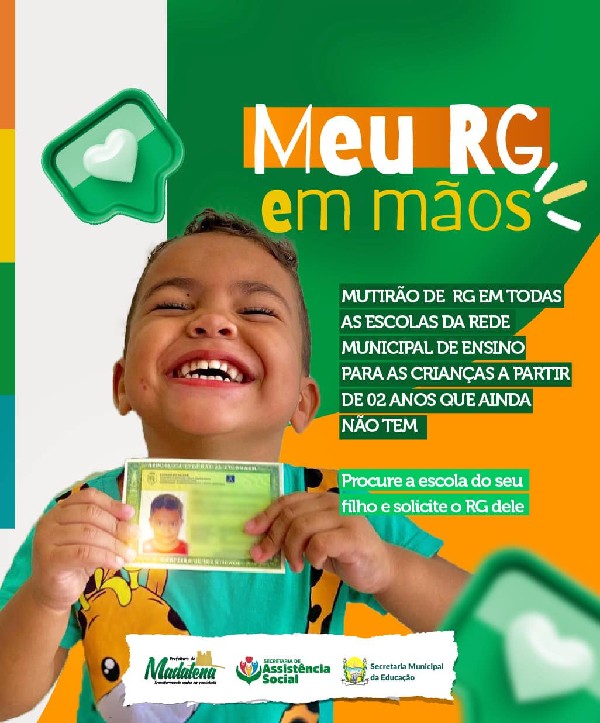 Meu RG em mãos! 